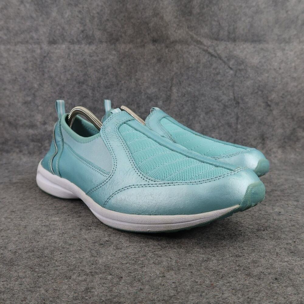 Easy Spirit Shoes Womens 11 Casual Slip On Active Sneaker Walking Blue Comfort